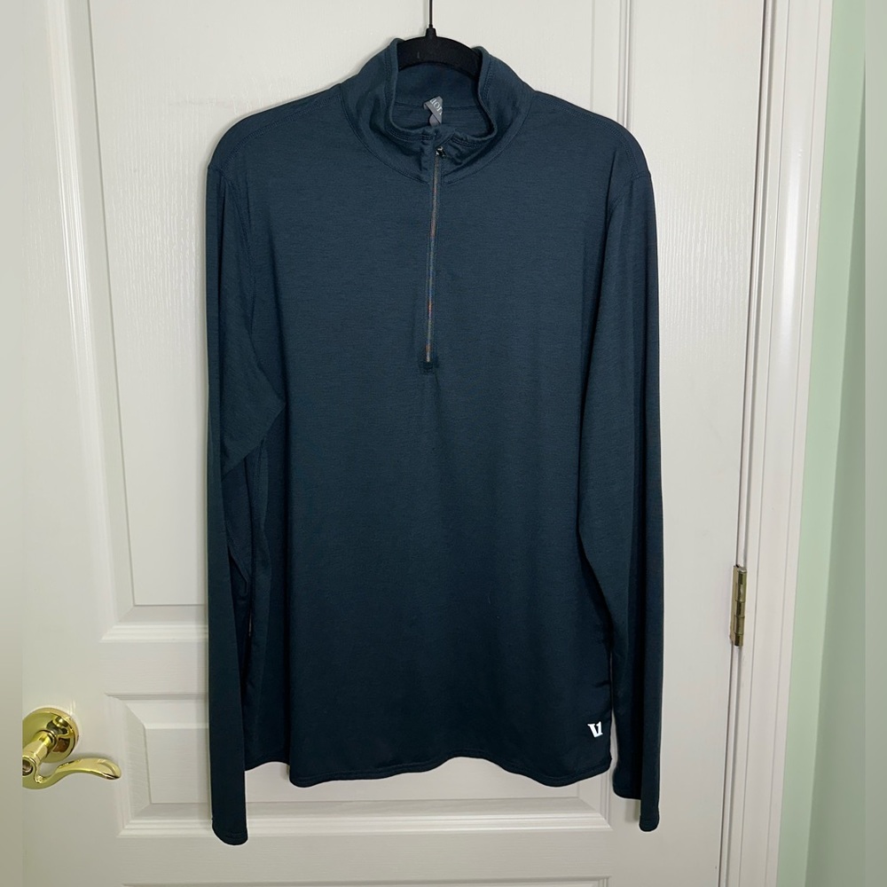 Vuori Ease Performance 1/2 Zip Navy - Large